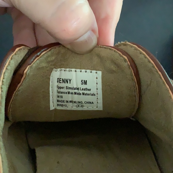 EUC Deerstags boys brown dress shoes, sz 5M - Picture 3 of 4